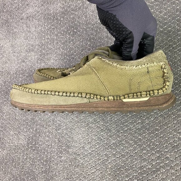 The North Face Hayden Canvas Lace Up Shoes Men's 10 Tan Cork Olive - Picture 5 of 12